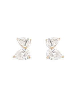 Adina Reyter Adina Reyter 14K Yellow Gold Lab Grown Diamond Petal Stud Earrings