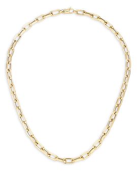 Adina Reyter Adina Reyter 14K Yellow Gold Oval Link Collar Necklace, 16