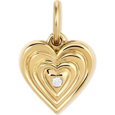 Adina Reyter Adina Reyter Groovy Diamond Heart Locket