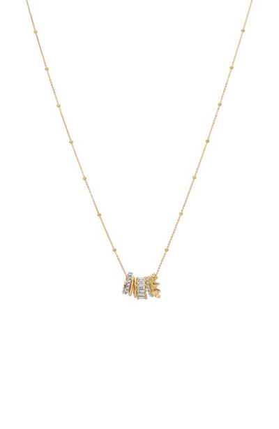 Adina Reyter Adina Reyter Royal Rager Diamond & Mini Bead Pendant Necklace
