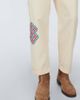 Adish Adish Embroidered straight cotton pants - 6