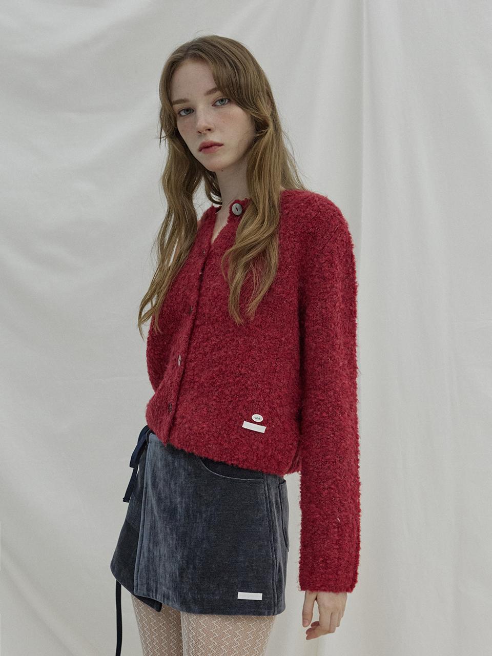 adit Grandma cardigan_Burgundy