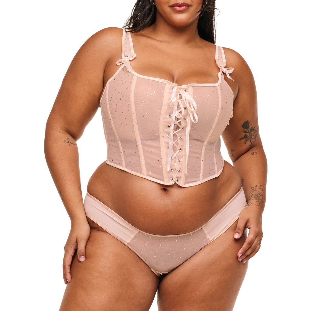 Adore Me Adore Me Diamond Corset & Panty Set
