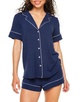 Adore Me Adore Me Jane Pajama Shirt & Shorts Set