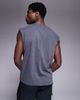 ADPT ADPT boxy tank in washed gray - 4