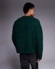 ADPT ADPT fluffy knit sweater in dark green - 3
