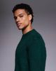 ADPT ADPT fluffy knit sweater in dark green - 4