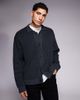 ADPT ADPT knit cardigan with collar in gray - 1