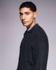 ADPT ADPT knit cardigan with collar in gray - 4