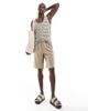 ADPT ADPT linen mix shorts in beige-Neutral - 2