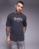ADPT ADPT oversized Berlin print t-shirt in washed gray - 1