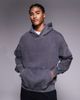 ADPT ADPT oversized hoodie in washed dark gray - 1