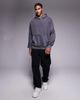 ADPT ADPT oversized hoodie in washed dark gray - 2