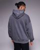 ADPT ADPT oversized hoodie in washed dark gray - 3