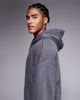ADPT ADPT oversized hoodie in washed dark gray - 4