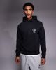 ADPT ADPT oversized hoodie with star logo in washed black - 1