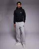 ADPT ADPT oversized hoodie with star logo in washed black - 2