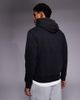 ADPT ADPT oversized hoodie with star logo in washed black - 3