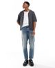 ADPT ADPT oversized revere collar shirt in gray - 3