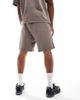 ADPT ADPT oversized sweat shorts in washed beige - part of a set-Neutral - 3