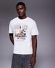 ADPT ADPT oversized t-shirt with casino print in white - 1
