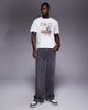 ADPT ADPT oversized t-shirt with casino print in white - 2