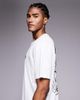 ADPT ADPT oversized t-shirt with king of hearts backprint in white - 4