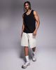 ADPT ADPT overszied knit crochet tank top in black - 2