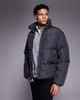 ADPT ADPT padded puffer jacket in dark gray - 1