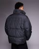 ADPT ADPT padded puffer jacket in dark gray - 3
