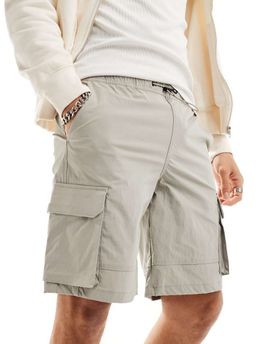 ADPT ADPT technical cargo short in light gray