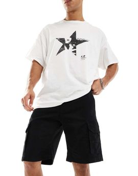 ADPT ADPT wide fit cargo short in black