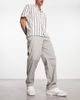ADPT ADPT wide fit chinos in light gray - 1