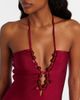 Adriana Degreas Adriana Degreas Beaded halterneck swimsuit - 3