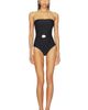 ADRIANA DEGREAS ADRIANA DEGREAS Belted Strapless One Piece - 1