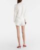 Adriana Degreas Adriana Degreas Bicolor linen-blend Bermuda shorts - 3