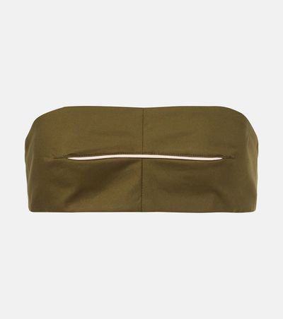 Adriana Degreas Adriana Degreas Cotton-blend bandeau top