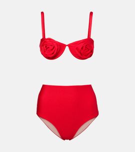 Adriana Degreas Adriana Degreas Floral-appliqué bikini