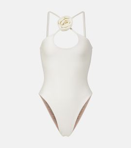 Adriana Degreas Adriana Degreas Floral-appliquÃ© swimsuit
