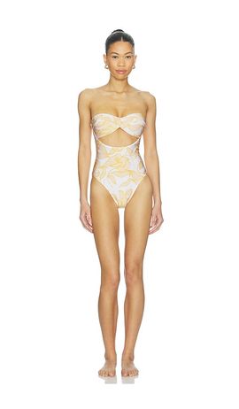 ADRIANA DEGREAS ADRIANA DEGREAS Foliage Cut Out Swimsuit
