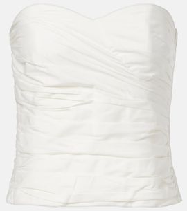 Adriana Degreas Adriana Degreas Opulence draped cotton corset