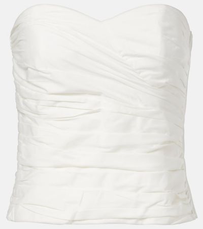 Adriana Degreas Adriana Degreas Opulence draped cotton corset