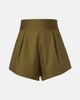 Adriana Degreas Adriana Degreas Pleated cotton-blend shorts - 1