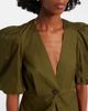 Adriana Degreas Adriana Degreas Puff-sleeve cotton-blend top - 3
