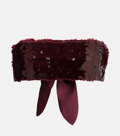 Adriana Degreas Adriana Degreas Sequined bandeau top