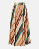 Adriana Degreas Adriana Degreas Striped cotton-blend maxi skirt - 1