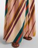 Adriana Degreas Adriana Degreas Striped cotton-blend maxi skirt - 5