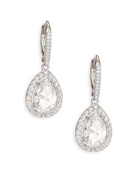 Adriana Orsini Pavé Teardrop Earrings