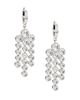 Adriana Orsini Women's Basel Rhodium-Plated & Cubic Zirconia Small Chandelier Earrings - 5