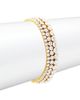 Adriana Orsini Women's Bubbly 18K-Gold-Plated & Cubic Zirconia Triple-Strand Tennis Bracelet - 1